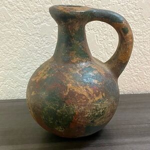 Primitive Terracotta Pottery Jug Vase